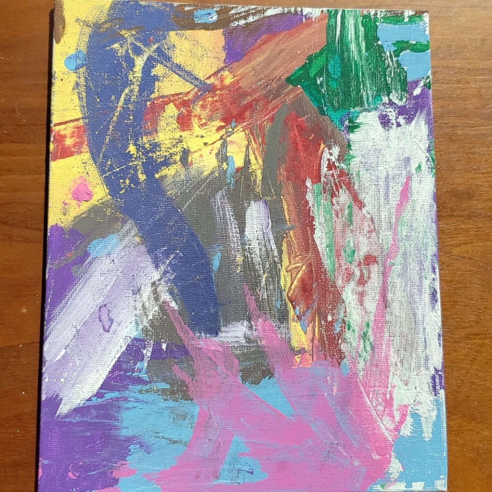 Speck- Acrylic on Canvas Board